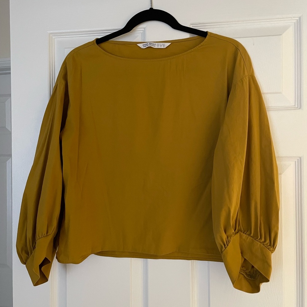 Mustard Long Sleeve Top